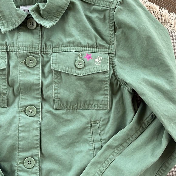 Girls Jean Style Jacket - Picture 3 of 4